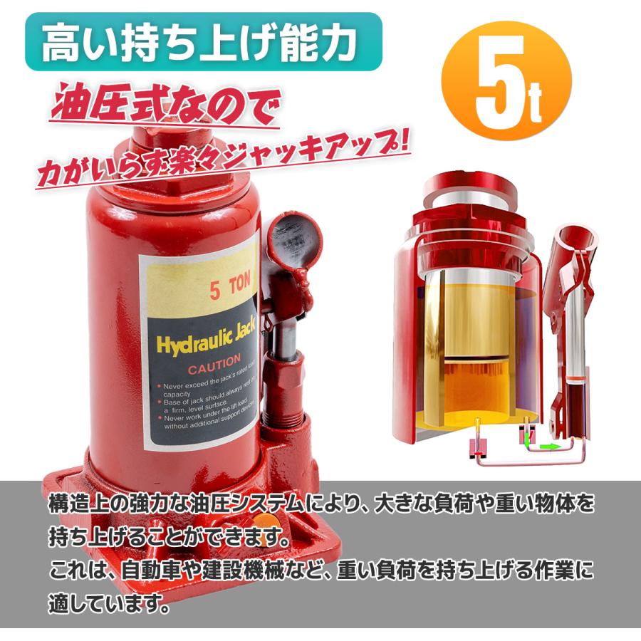 油圧ジャッキ ボトルジャッキ 5t 油圧式 ダルマジャッキ 油圧式 油圧ジャッキ ボトルジャッキ 5t 油圧式 ダルマジャッキ 油圧式