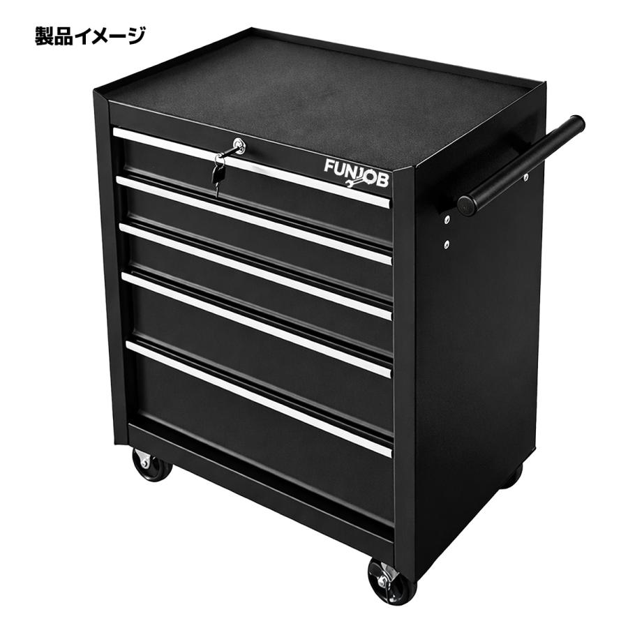 ツールボックス ローラーキャビネット 工具箱 5段 鍵付き 引き出し