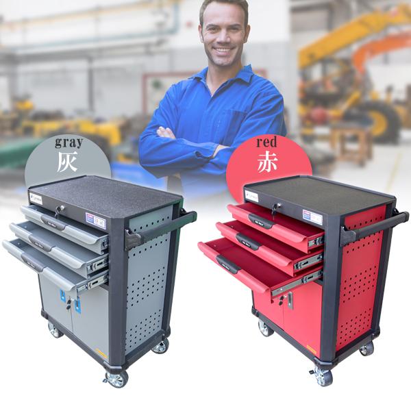 ツールボックス ローラーキャビネット 工具箱 158工具セット 工具一式付き 引き出し 鍵付き 工具収納 移動型 ツールキャビネット キャスター付き Ysgl Cabinet Yy Kh03red Gl Mall Japan 通販 Daishin工具箱岩崎製作所 Iwa 黄銅製中島式金具付 アルミ加締 01glf4025nj