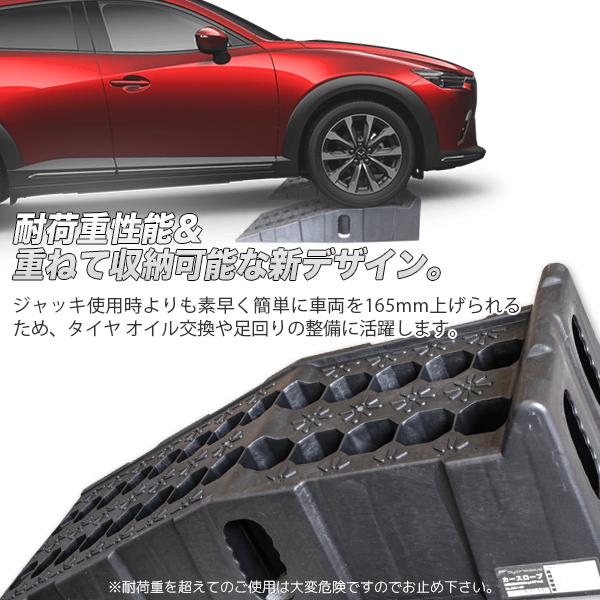 カースロープ 耐荷重6.5t 整備用スロープ 2個セット ジャッキ カースロープ 耐荷重6.5t 整備用スロープ 2個セット ジャッキ