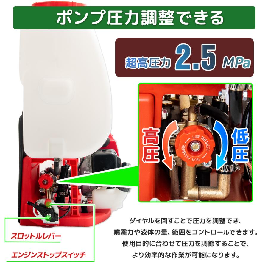 エンジン式 噴霧器 25L背負い式動力噴霧器 2サイクル 背負式 Type-B