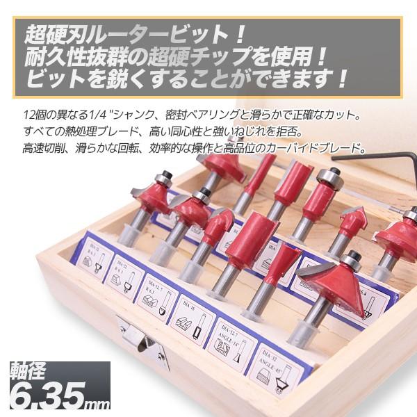 超硬トリマールータービットセット 12pc 超硬刃 木工 工具 電動工具 ルータービットセット トリマー 電動トリマー ルーターセット 超硬ルータービット 送料無料 :YSGL-RUTER-BITS-12PC:GL MALL JAPAN - 通販 - Yahoo!ショッピング 超硬トリマールータービットセット 12pc 超硬刃 木工 工具 電動工具 ルータービットセット トリマー 電動トリマー ルーターセット 超硬ルータービット 送料無料 :YSGL-RUTER-BITS-12PC:GL MALL JAPAN - 通販 - Yahoo!ショッピング