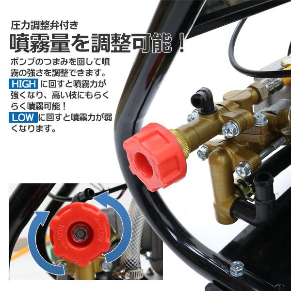 吸水式 エンジン噴霧器 排気量26cc 最大圧力3.0Mpa タンクレス