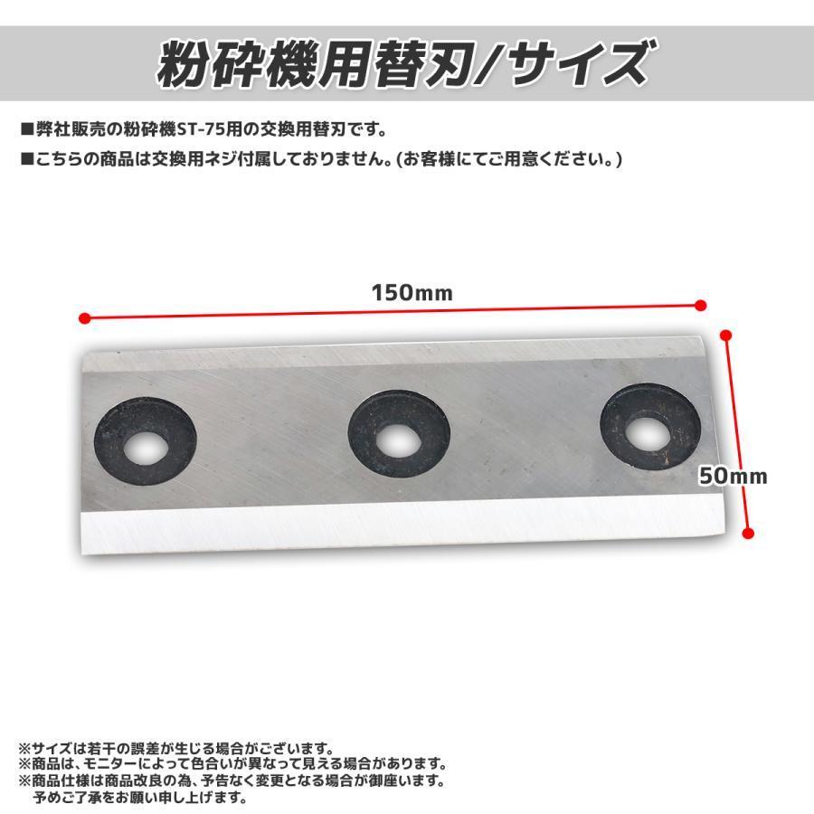 感謝セール 粉砕機用替刃 2枚1組 替刃セット 樹木粉砕機 ウッド