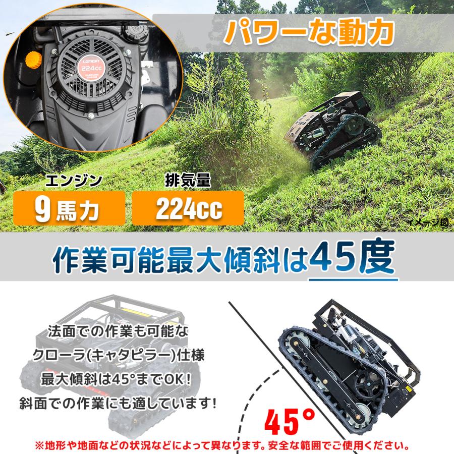 リモコン式エンジン草刈機 9馬力 ST750-9 楽天市場】【レビューで6ヶ月保証付】9馬力リモコン式 エンジン