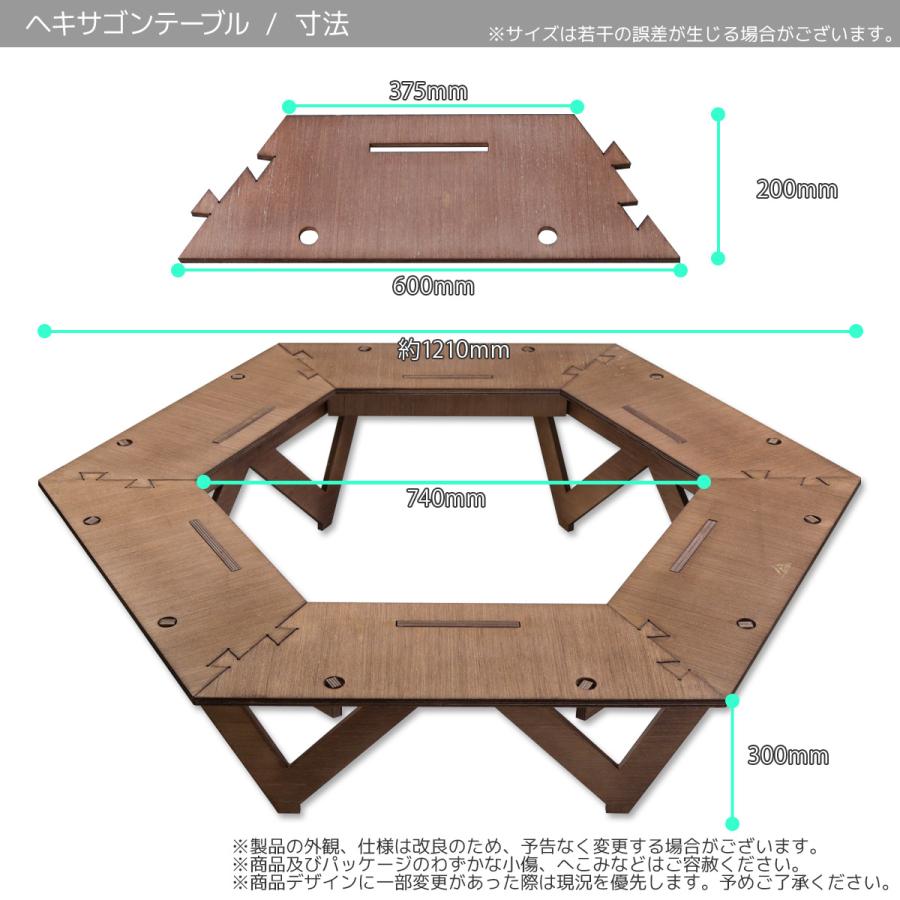 激安セール ヘキサウッドテーブル 焚き火台テーブル 囲炉裏
