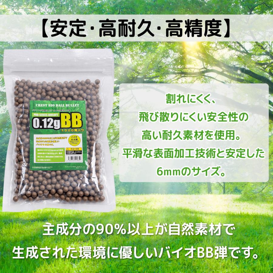 2セット 天然由来成分PLA配合 バイオBB弾 0.12g 6mm 1000発