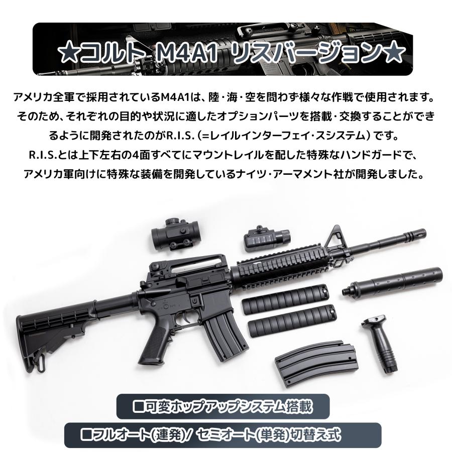 ダブルイーグル 予備マガジン付スケールコルトM4A1 RIS