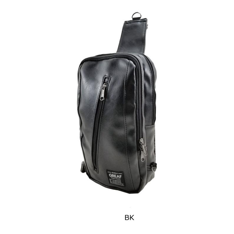 値下げしました！ボディーバック　チャコールグレー未使用に近い状態です。 軽量レザーボディーバッグ WINSTON GRAY グレー ブランド