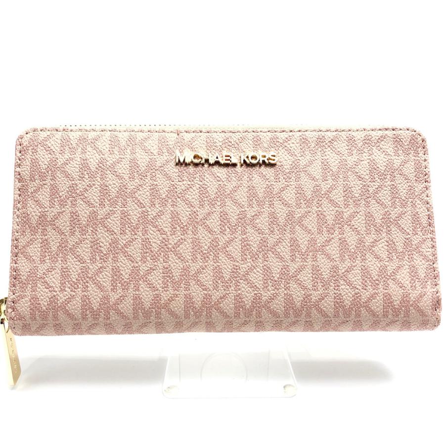 正式的 MICHAEL KORS マイケルコース 長財布 レディース ブランド MICHAEL KORS JET SET長財布 34H1GT9E8L