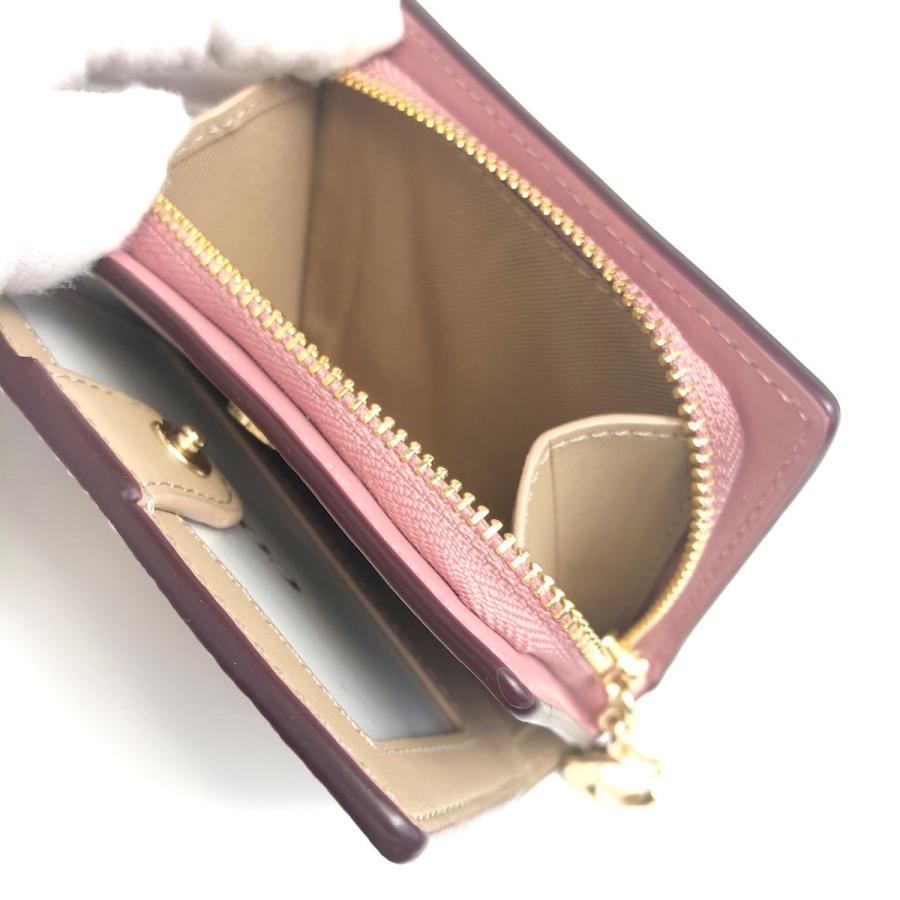 COACH コーチ ミニ財布 折財布 花柄 レディースブランド財布 COACH コーチ ミニ財布 折財布 花柄 レディースブランド財布