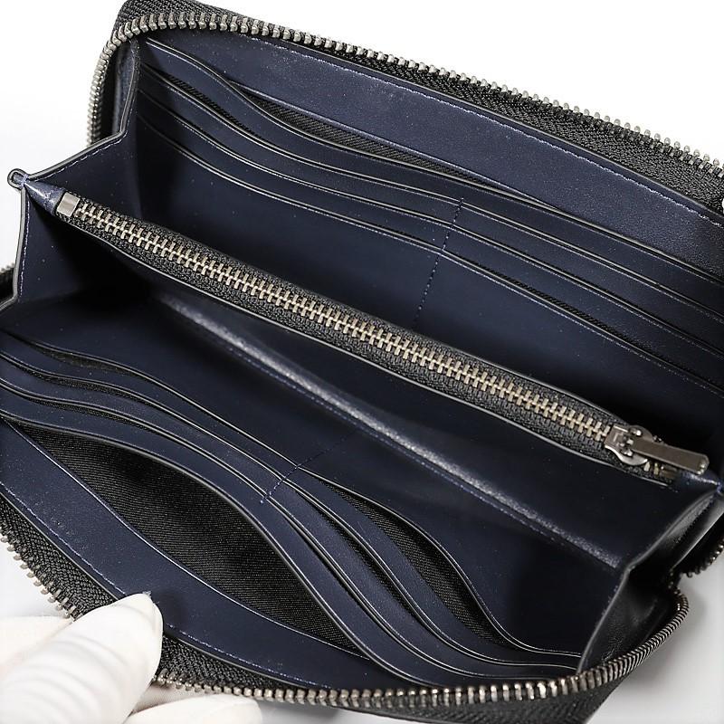 コーチ COACH メンズ 長財布 ウォレット F58112 紺 ネイビー 購入店