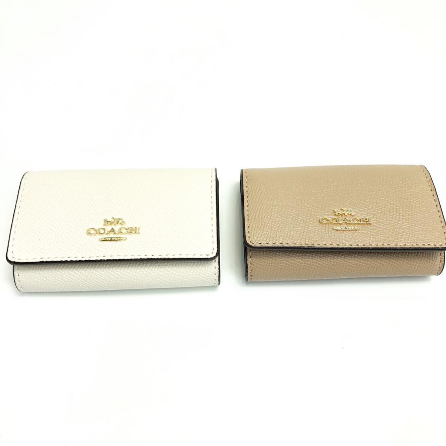 COACH レディース 5連 キーケース レザー ブランドキーケース 
