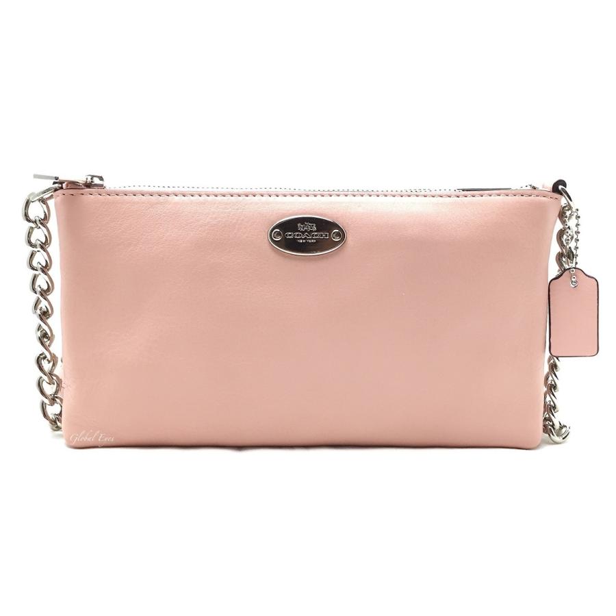 COACH コーチ レディース クイン クロスボディー ペブル レザー  