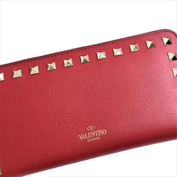 VALENTINO ヴァレンティノ レザー 長財布 財布 ブランド財布 レディース財布 アウトレット商品 ギフト おしゃれ NW2P0645BOL 赤