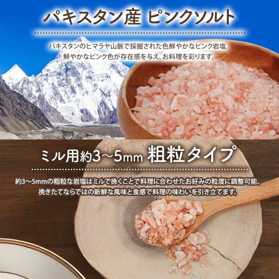 管理栄養士監修】 彩輪商店 ヒマラヤ岩塩 ピンクソルト 岩塩 ミル用 無