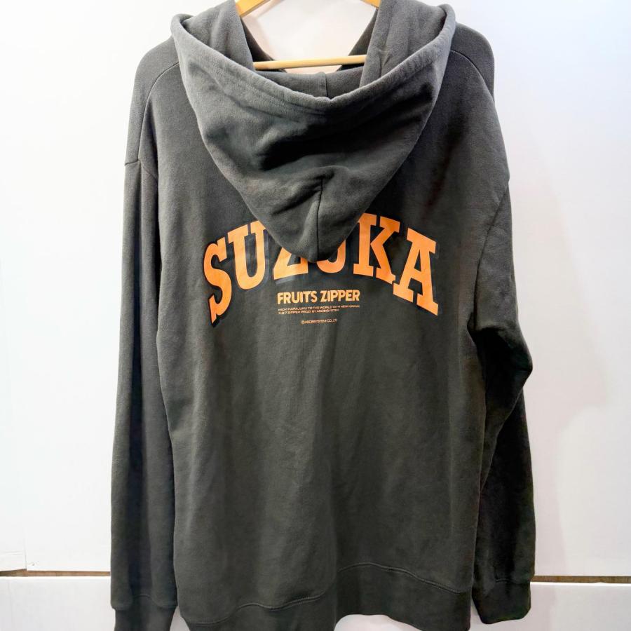 中古】 FRUITS ZIPPER 鎮西寿々歌 OSHI API パーカー XLサイズ 