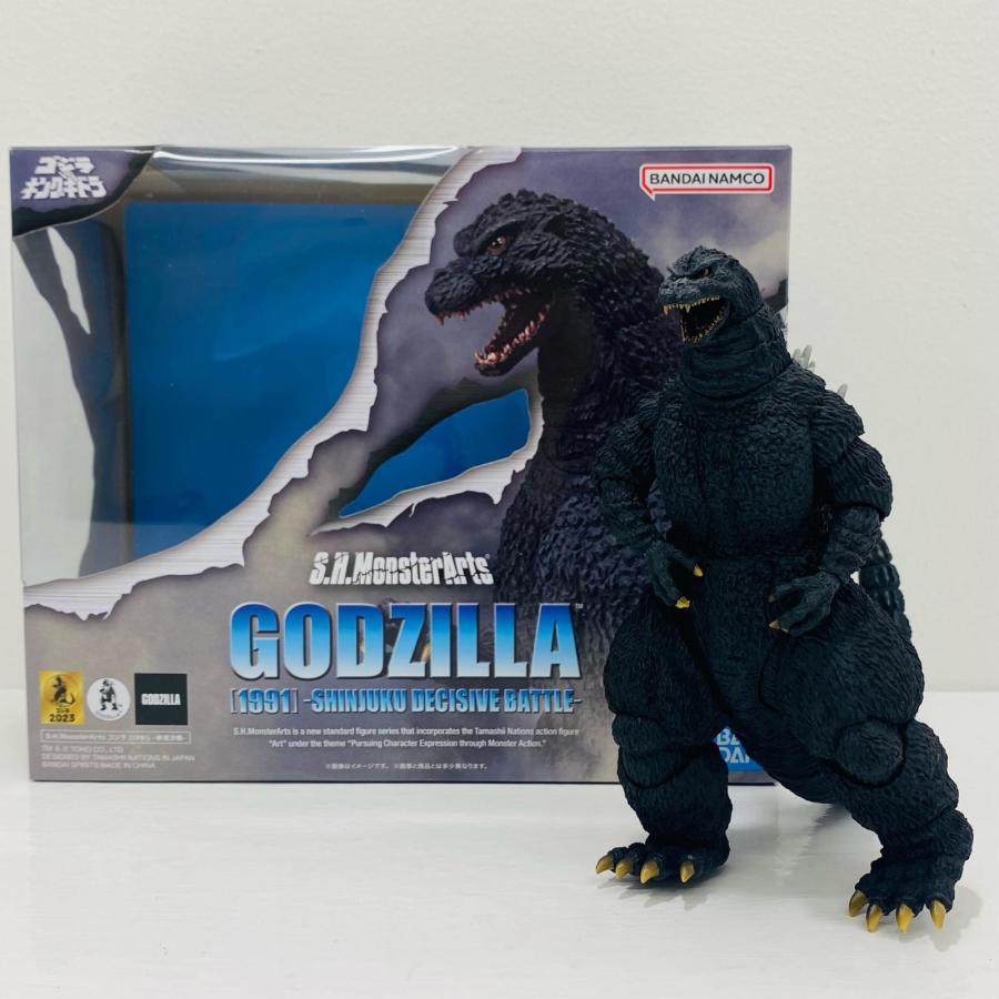 中古】 S.H.MonsterArtsゴジラ(1991)-新宿決戦-「ゴジラVSキングギドラ