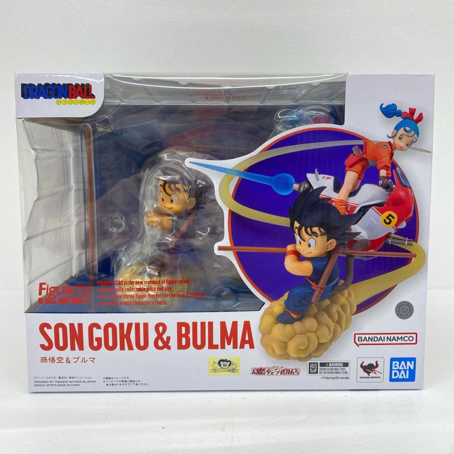 中古】 フィギュアーツZERO孫悟空＆ブルマ「ドラゴンボール」魂ウェブ