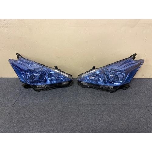 【GP美品】純正品 トヨタ プリウスα ZVW40/ZVW41 ヘッドライト 左右セット 81145/81185-47590の画像