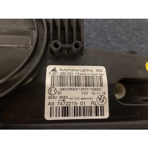 【GP美品】純正品 BMW 2シリーズ F45/46 ヘッドランプ 左 63117391403の画像