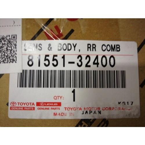 【GP美品】純正品 トヨタ ビスタ/ビスタアルデオ AZV50系/SV50系/ZZV50 テールランプ 右 81551-32400の画像