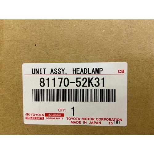 【GP美品】純正品 トヨタ シエンタ NCP175/NHP170/NSP175系 ヘッドランプ 左 81170-52K31の画像
