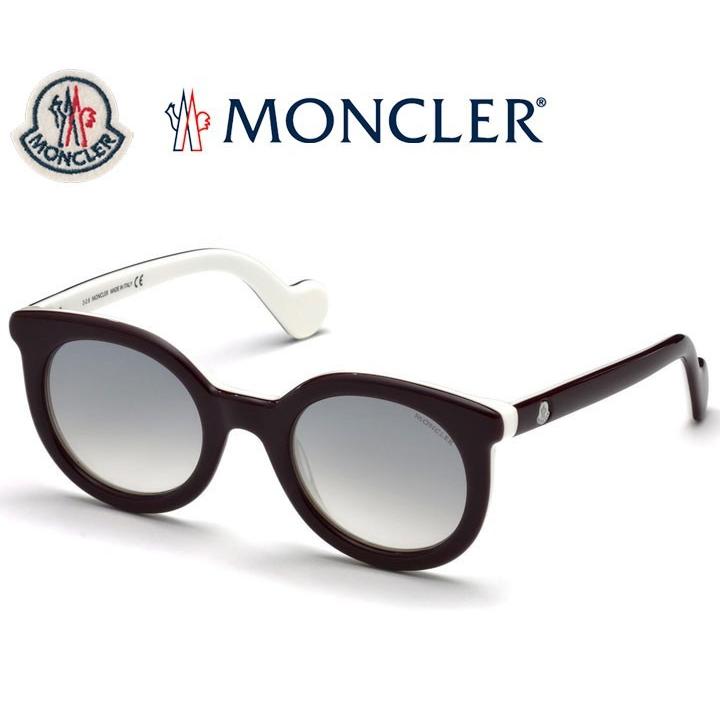 モンクレール MONCLER サングラス イタリア製 正規品 ボルドー×ホワイト 0015 71C メンズ ボストン ラウンド ユニセックス メガネ  ワインレッド 【送料無料】 :moncler-0015-71c:Global Round - 通販 - Yahoo!ショッピング