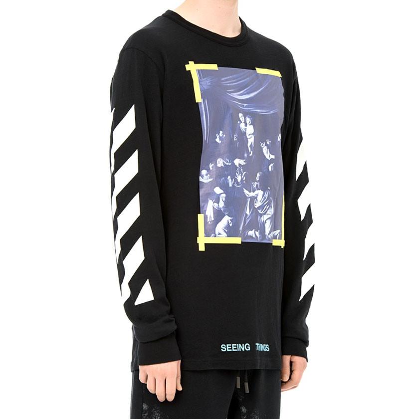 在庫限り】 off-white ロンT 長袖 レッド i9tmg.com.br
