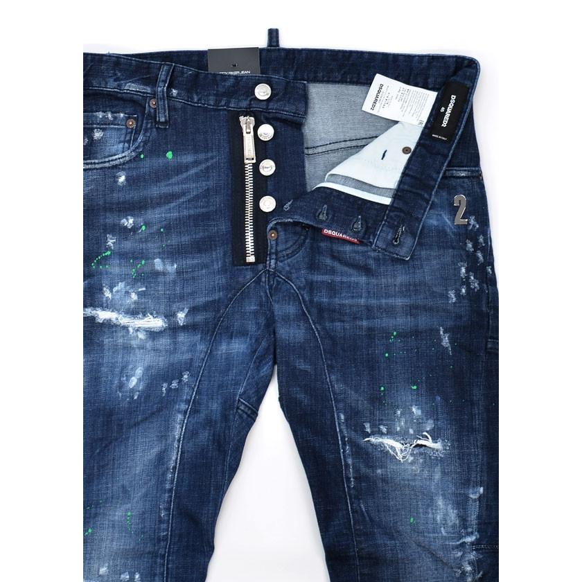 最新作 ディースクエアード Dsquared2 ティディ バイカー ジーンズ Tidy Biker Jean S71lb0326 S 470 インディゴブルー タイディ メンズ デニム S71lb0326 S 470 Global Round 通販 Yahoo ショッピング