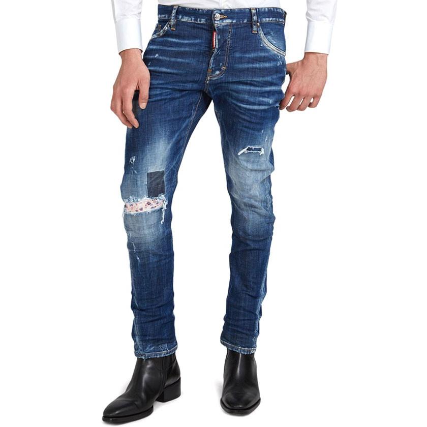 【最新作】 ディースクエアード DSQUARED2 セクシー ツイスト ジーンズ SEXY TWIST JEAN S71LB0332 S30342  470 インディゴブルー デニム 2017-2018年 秋冬 新作 :S71LB0332-S30342-470:Global Round - 通販 - 