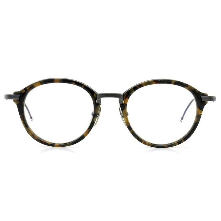 トムブラウン THOM BROWNE. 眼鏡 メガネ ラウンド HOYA伊達レンズ使用 TB-011-B べっ甲 Tokyo Tortoise ボックス めがねフレーム 鼈甲 トータス チタン｜global-round｜03