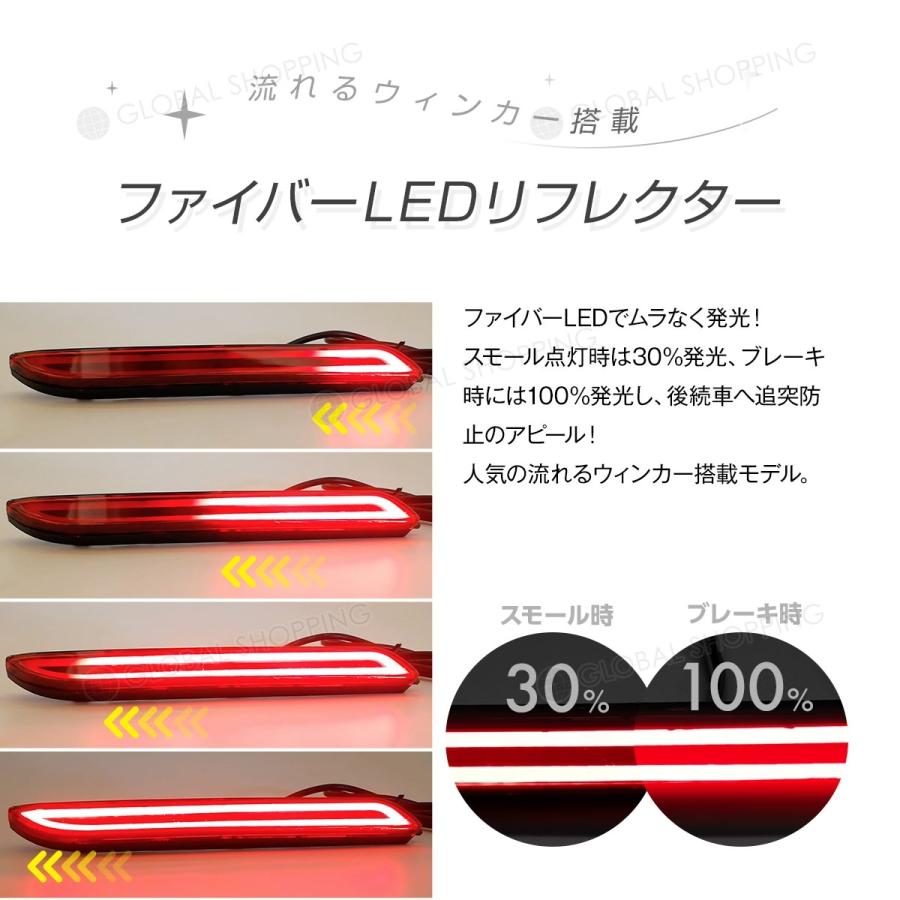 LEDリフレクター 流れるウインカー カムリ 50系 ハリアー60系 マークX