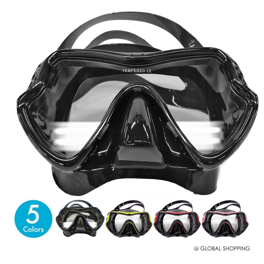泳用ゴーグ シュノーケリング ダイビングマスク 水中スキューバ フル  