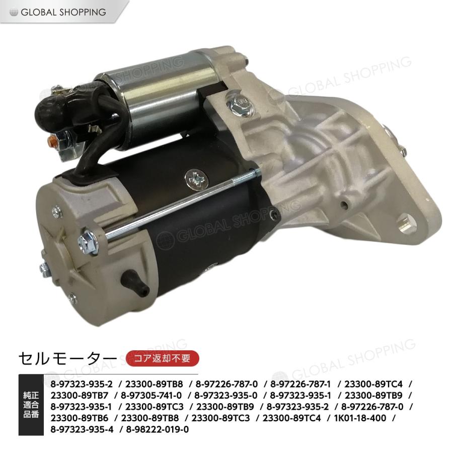 リビルトスターターモーター いすゞ エルフ リビルトスターターモーター いすゞ エルフ