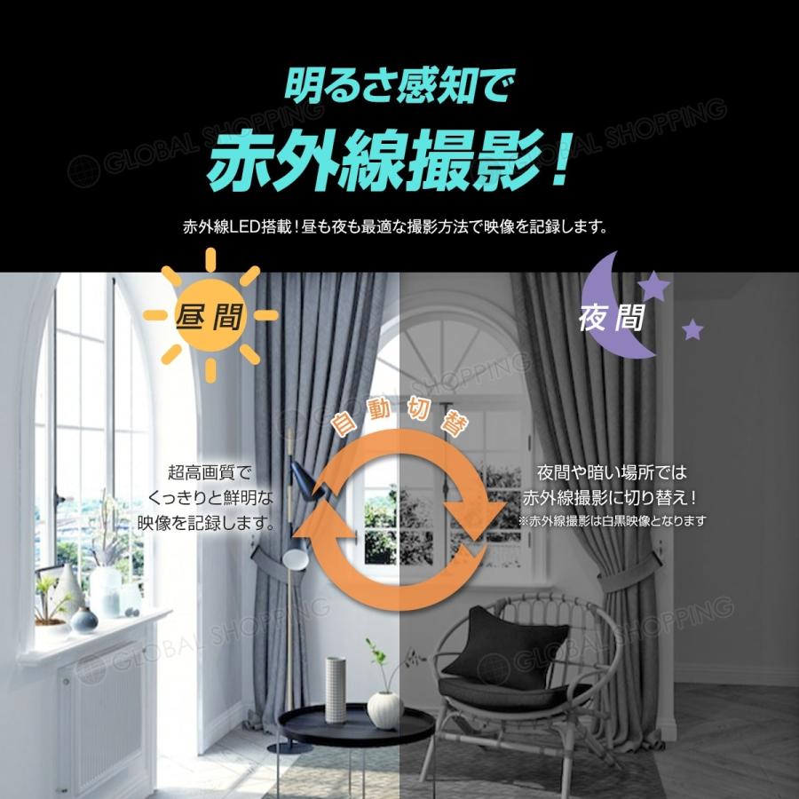 防犯カメラ 監視カメラ 200万画素 ワイヤレス 屋外 屋内 家庭用 wifi 4