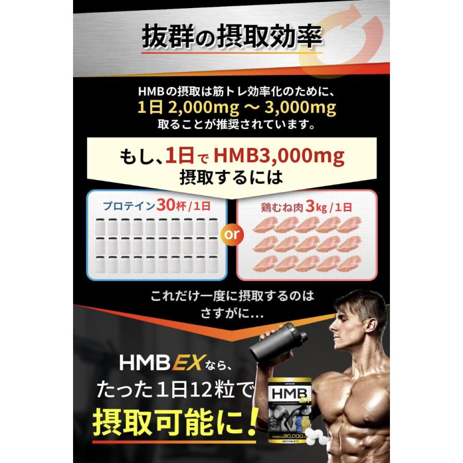 COCOLAB HMB EX サプリメント 90,000mg (国内製造) パーソナルトレーナー監修 360タブレット 30~60日分 筋トレ トレーニング 日本製 |  | 04