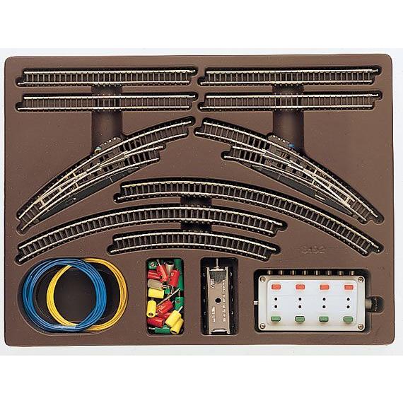 メルクリンZゲージ 拡張レールセット 8192 Set-T1 Z) 8192 レール拡張セットT1 複線化セット(電動ポイント