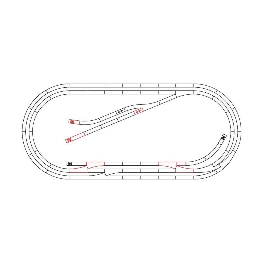 ロコ(Roco) HO 線路セットE 61104