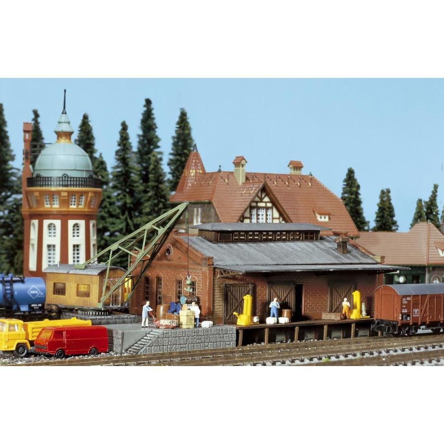 値引きする Faller ファーラー Crane With Depot Freight N レイアウト用品