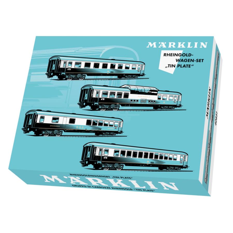 Marklin(メルクリン) HO ラインゴルト客車セット 40851 : global Marklin(メルクリン) HO ラインゴルト客車セット 40851 : global
