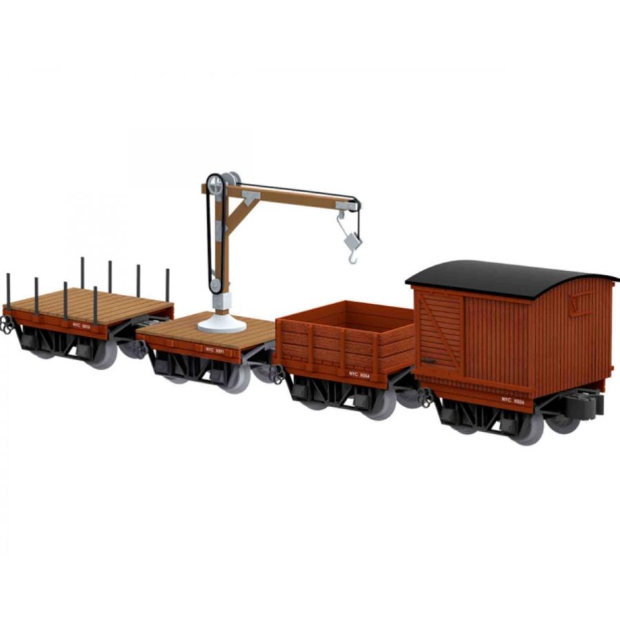 LIONEL TRAINS(ライオネルトレイン) Oゲージ NYC Disconnect Work 4-Pack 6-85381 模型、プラモデル-鉄道模型-その他鉄道模型
