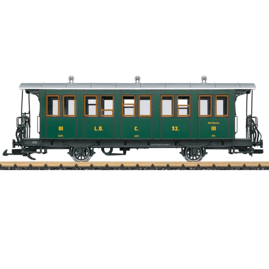 レーマン(LGB) Gゲージ RhB Passenger Car 30341 : global-train