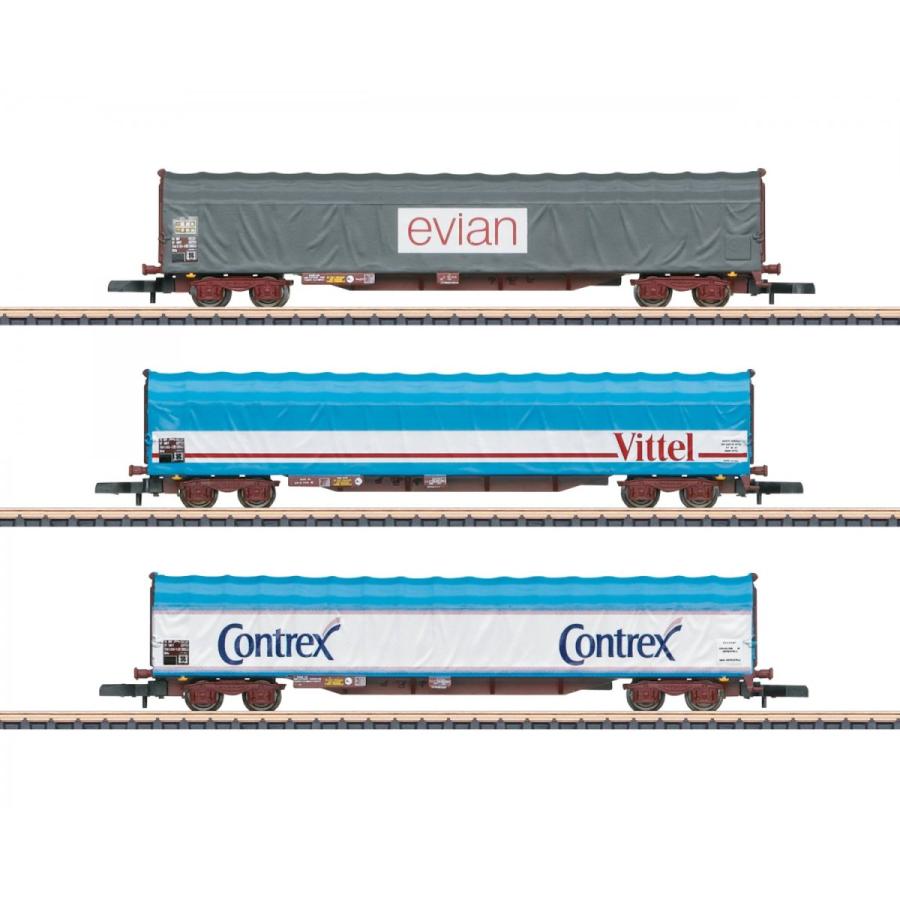 Marklin(メルクリン) Z SNCF Sliding Tarp Car Set 82427