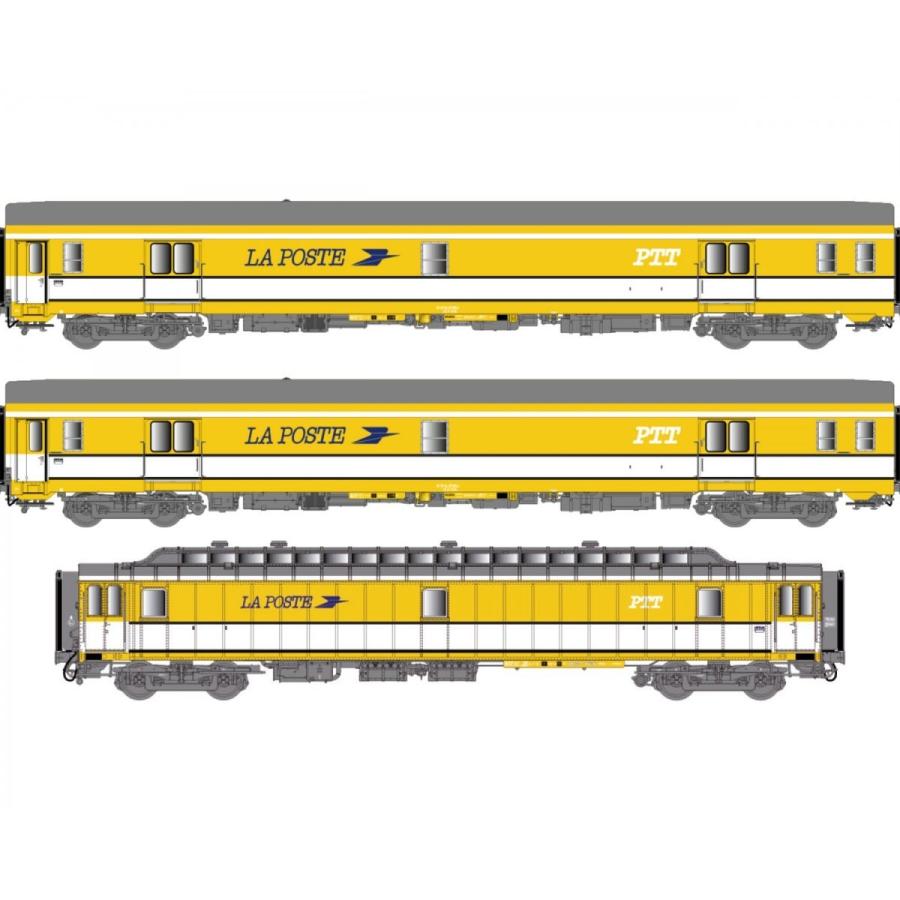 LS Models(エルエスモデルズ) HO Postwagenset 40425