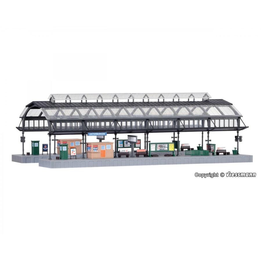 Kibri(キブリ) N Platform hall grey 37758 : global-train(グローバル
