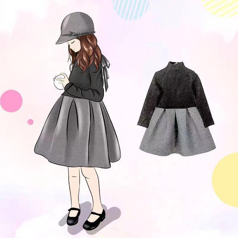 キッズワンピース 子供ドレス ワンピース  ピアノ 発表会 七五三 長袖ワンピース キッズ服 女の子 子ども キッズ SGW |  | 04