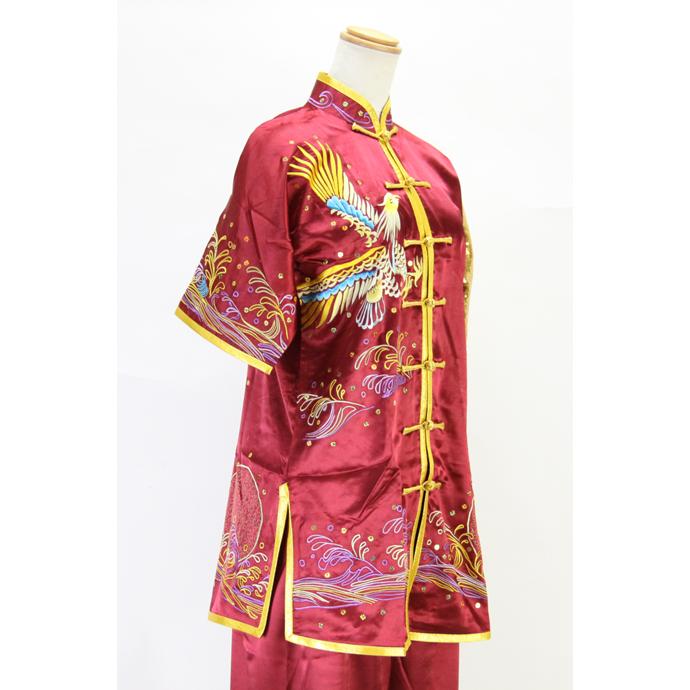 刺繍表演服 太極拳 長拳 オーダーメイドスタンダードシルレッチ 表演服 太極拳 服 チャイナ服_2