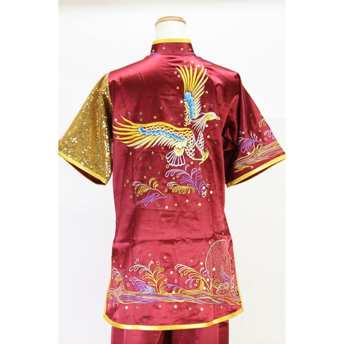 刺繍表演服 太極拳 長拳 オーダーメイドスタンダードシルレッチ 表演服 太極拳 服 チャイナ服_3