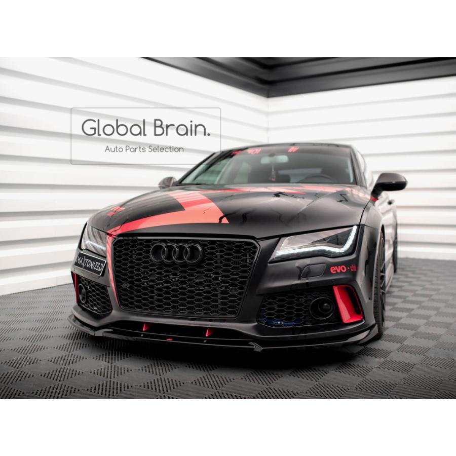 アウディ A7 4G RS7 ルック フロント リップ スポイラー | Audi